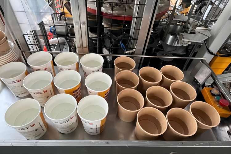 testing of soup cup