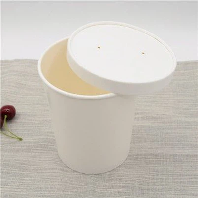 Tazones de sopa desechables compostables